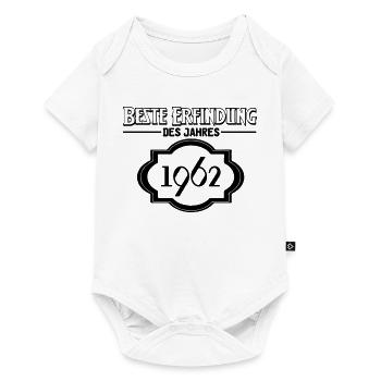 Beste Erfindung des Jahres 1962 Geschenk - Baby Premium Kurzarmbody - Weiß - Vorne
