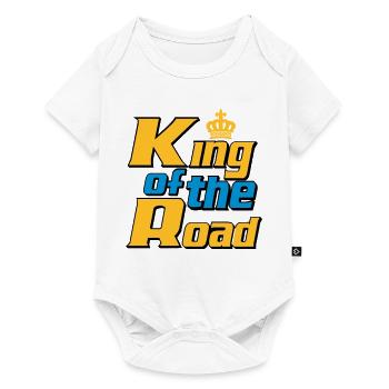 LKW Fahrer,LKW ,Trucker Fun King of the Road (25) - Baby Premium Kurzarmbody - Weiß - Vorne