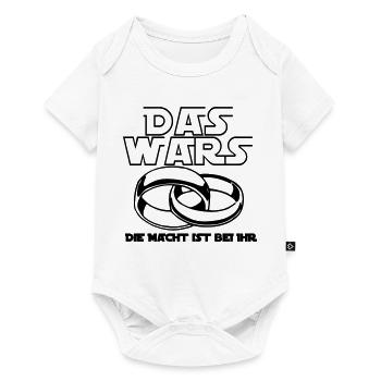 Junggesellenabschied ,JGA - das wars .(25) - Baby Premium Kurzarmbody - Weiß - Vorne