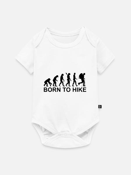 Geboren um zu zitieren - Baby Premium Kurzarmbody - Weiß