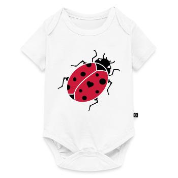 The ladybug - Baby Premium short-sleeve bodysuit - white - Front