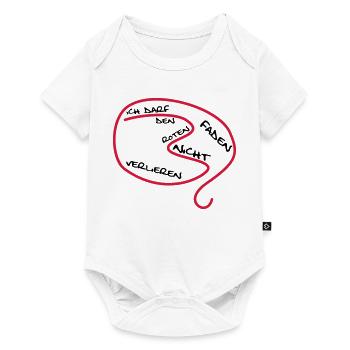 Der rote Faden... - Baby Premium Kurzarmbody - Weiß - Vorne