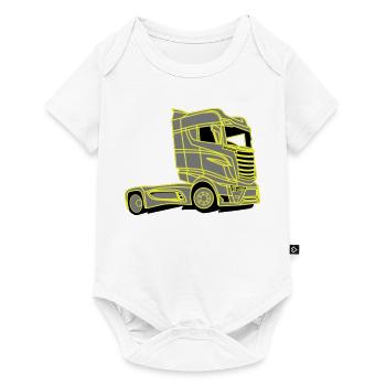 Camion V8 Super R1000 Vabis - Body à manches courtes Premium Bébé - blanc - Devant