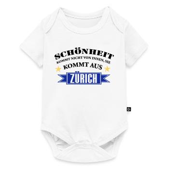 Beauté de Zurich - Body à manches courtes Premium Bébé - blanc - Devant