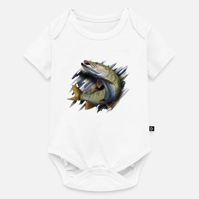 Pike - Body à manches courtes Premium Bébé - blanc