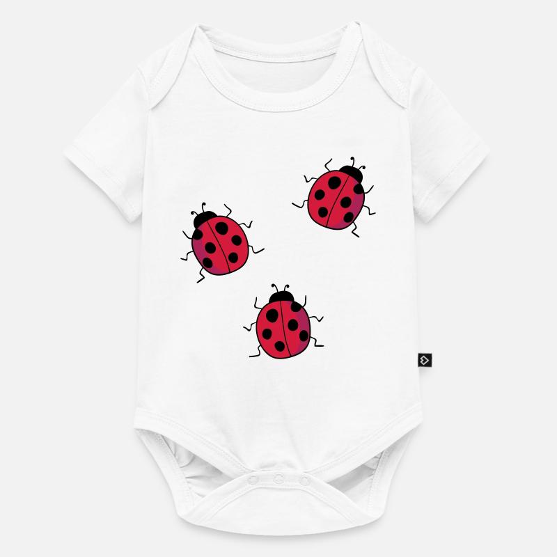 ladybug - Baby Premium short-sleeve bodysuit - white