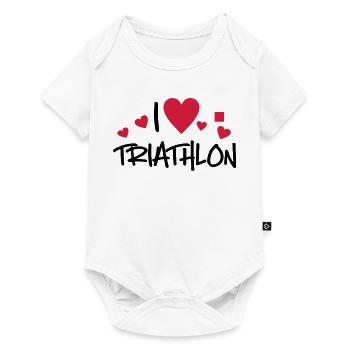 Triathlon - Body à manches courtes Premium Bébé - blanc - Devant