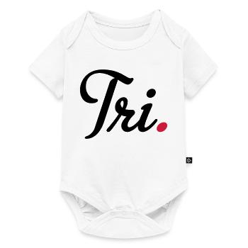 Triathlon - Baby Premium Kurzarmbody - Weiß - Vorne
