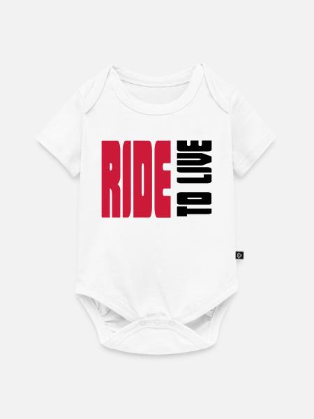 Coole Sprüche für echte Biker - Baby Premium Kurzarmbody - Weiß