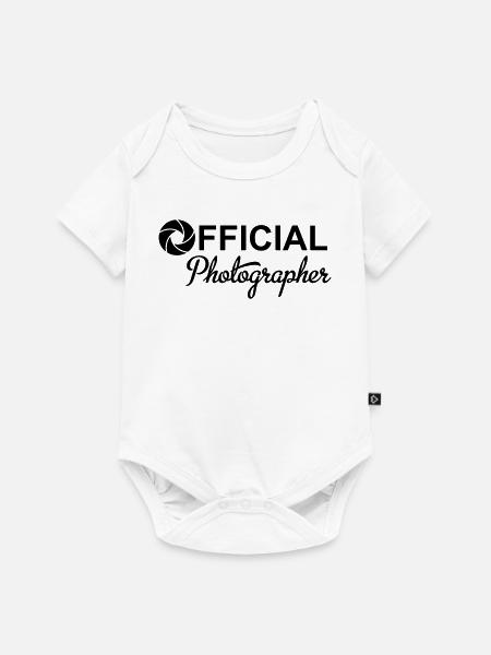 Photographer - Baby Premium Kurzarmbody - Weiß