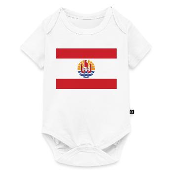 Polynésie - Baby Premium Kurzarmbody - Weiß - Vorne