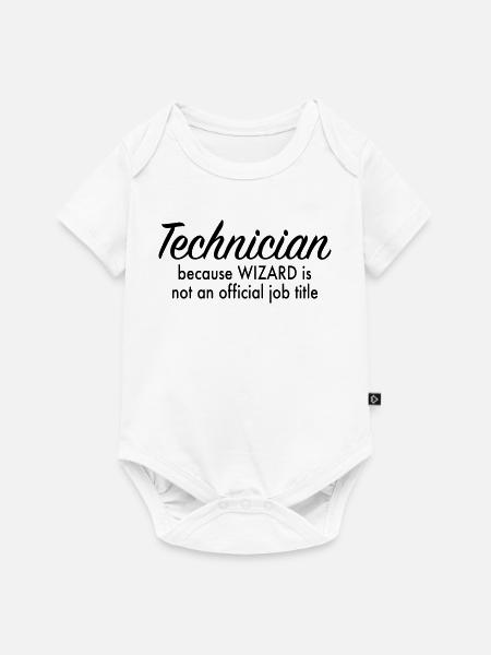 Techniker - Baby Premium Kurzarmbody - Weiß