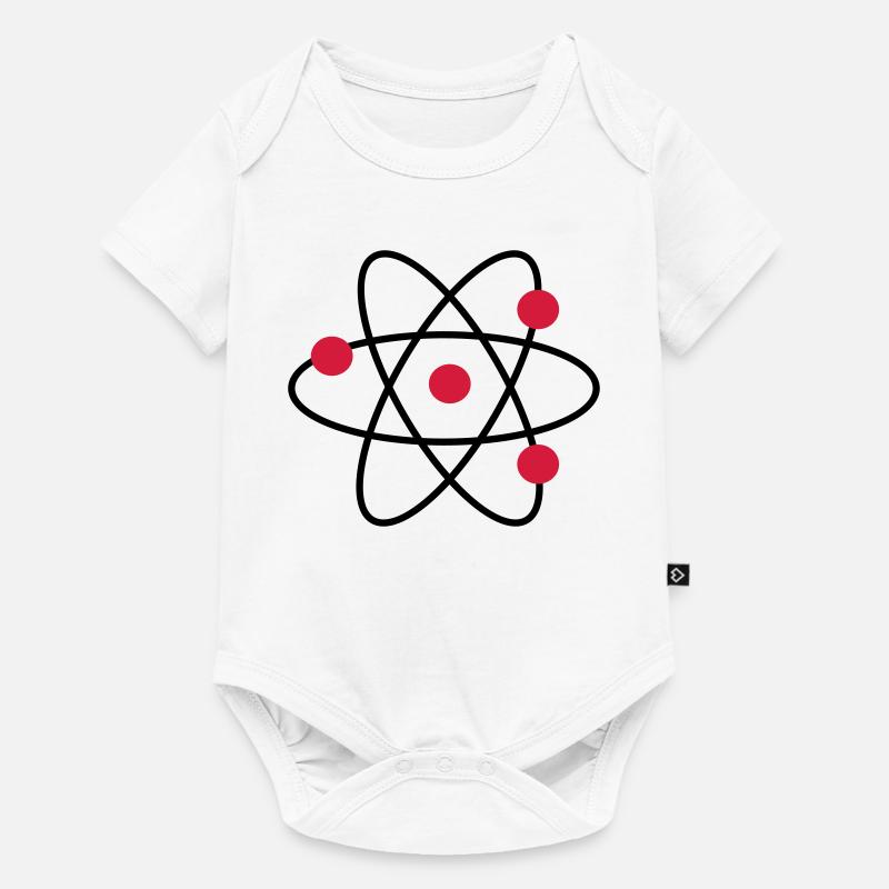 Atome - Body à manches courtes Premium Bébé - blanc