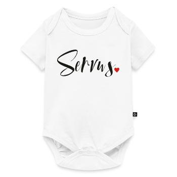 Servus - Hallo und Tschüss - Baby Premium Kurzarmbody - Weiß - Vorne