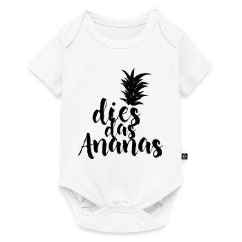 dies das Ananas - Baby Premium Kurzarmbody - Weiß - Vorne