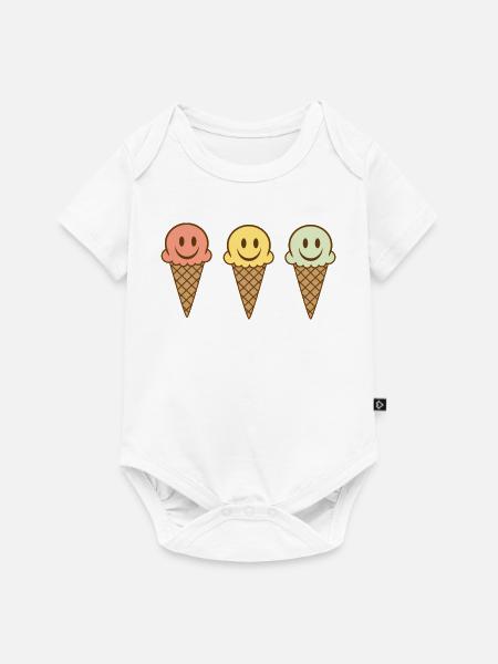 Eis - Baby Premium Kurzarmbody - Weiß