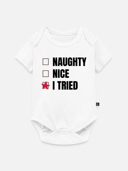 Weihnachten - Baby Premium Kurzarmbody - Weiß