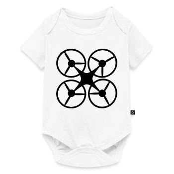 6061912 121684366 drone - Body à manches courtes Premium Bébé - blanc - Devant