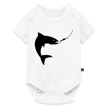 pêche - Body à manches courtes Premium Bébé - blanc - Devant