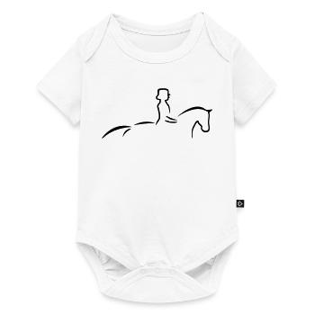 6061912 121420594 dressage horse2 ai - Baby Premium short-sleeve bodysuit - white - Front