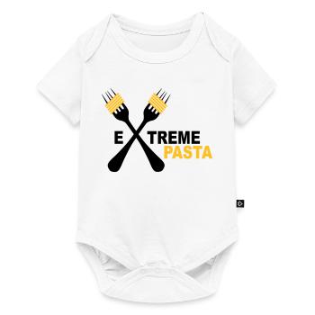 Pasta - Baby Premium Kurzarmbody - Weiß - Vorne
