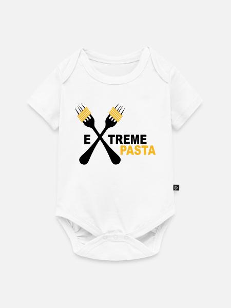 Pasta - Baby Premium Kurzarmbody - Weiß