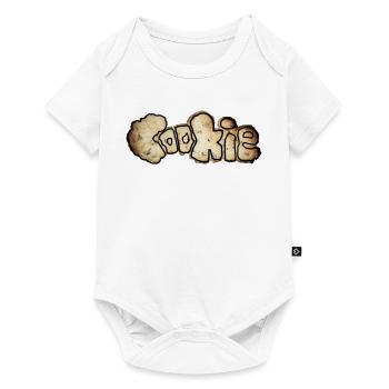 Cookie - Baby Premium Kurzarmbody - Weiß - Vorne
