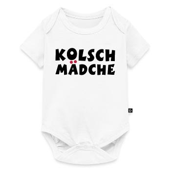 Kölsch Mädche - Ein Mädchen aus Köln - Baby Premium Kurzarmbody - Weiß - Vorne