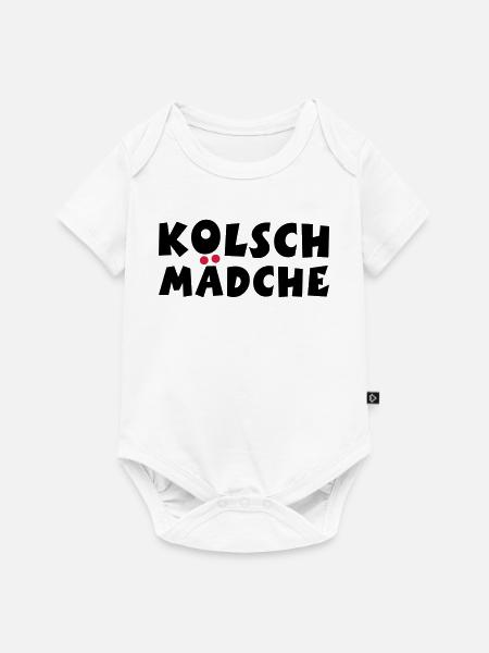 Kölsch Mädche - Ein Mädchen aus Köln - Baby Premium Kurzarmbody - Weiß