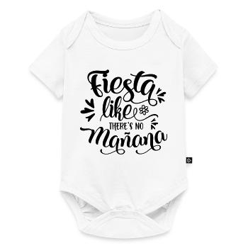 fiesta comme il n'y a pas manana - Body à manches courtes Premium Bébé - blanc - Devant