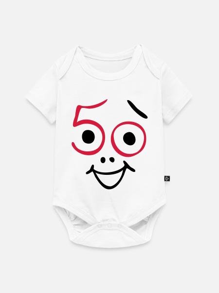 50 ans et toujours frais! - Body à manches courtes Premium Bébé - blanc