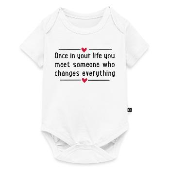 2541614 16000055 once in your life - Baby Premium short-sleeve bodysuit - white - Front