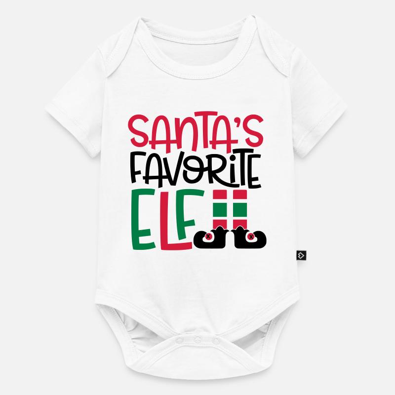 elf - Baby Premium Kurzarmbody - Weiß