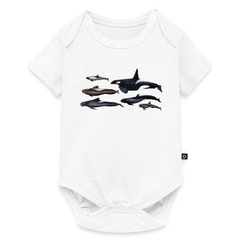 Blackfish - Orcas - Calderones - Pilot whales - Baby Premium short-sleeve bodysuit - white - Front