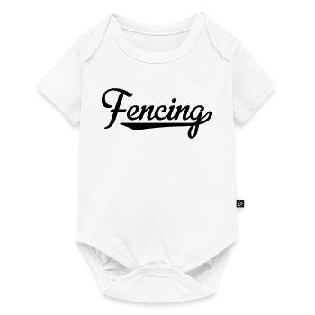 2541614 15587940 fencing - Body à manches courtes Premium Bébé - blanc - Devant