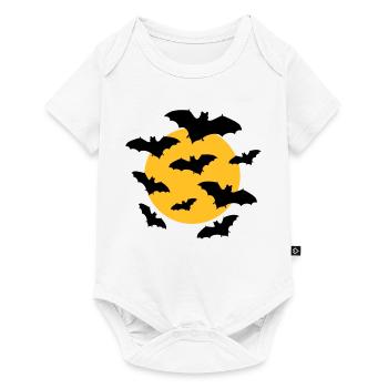 Bats & Moon - Body à manches courtes Premium Bébé - blanc - Devant