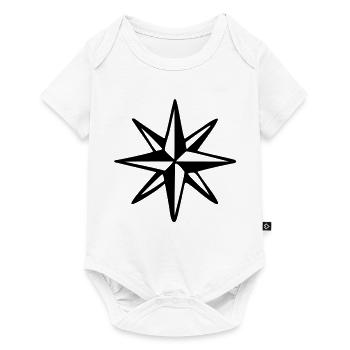 Compass Rose Wind Rose Sail Sailing - Baby Premium short-sleeve bodysuit - white - Front