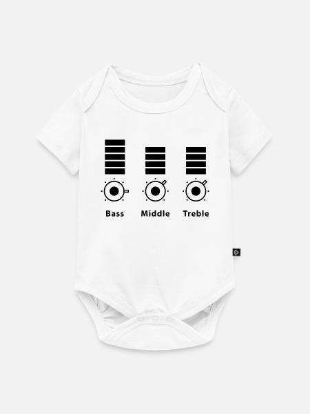 mixer - Baby Premium Kurzarmbody - Weiß
