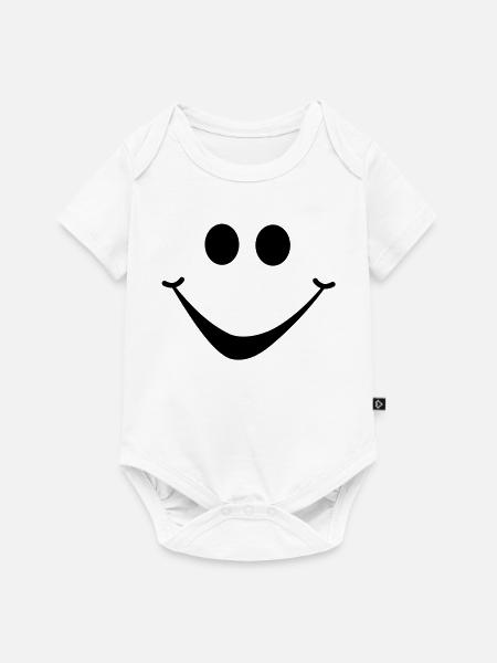 smiley1 - Baby Premium Kurzarmbody - Weiß