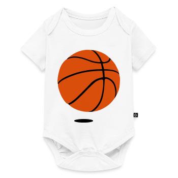 Basketball - Deluxe Edition - 2c 2 Schatten - Baby Premium Kurzarmbody - Weiß - Vorne