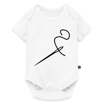 Needle sew tailor - Baby Premium short-sleeve bodysuit - white - Front