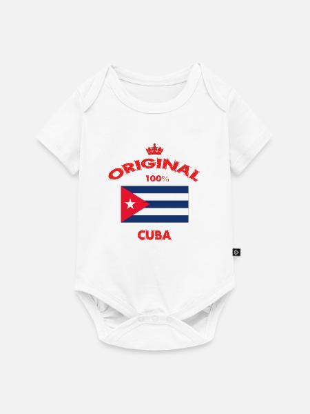 Cuba Original / Geschenk - Baby Premium Kurzarmbody - Weiß