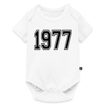 1977 - Baby Premium short-sleeve bodysuit - white - Front