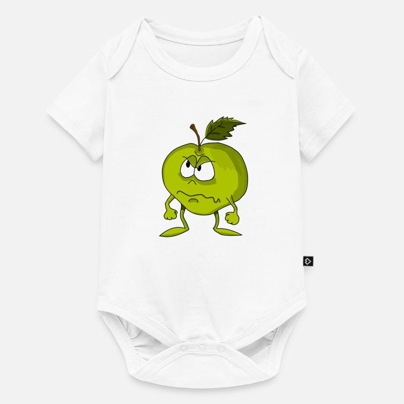 Pomme - Body à manches courtes Premium Bébé - blanc