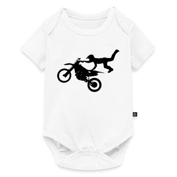 Jump of the Bikes - Baby Premium short-sleeve bodysuit - white - Front