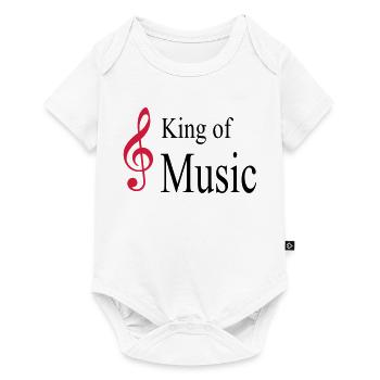 music - Baby Premium short-sleeve bodysuit - white - Front