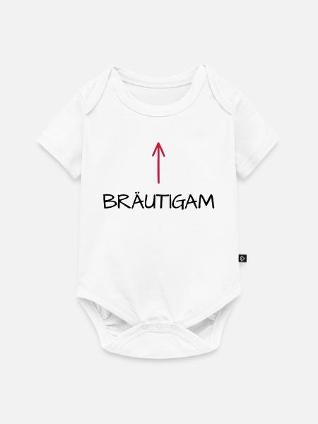 Bräutigam Junggesellenabschied Pfeil - Baby Premium Kurzarmbody - Weiß