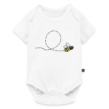 Flotte Biene - Baby Premium Kurzarmbody - Weiß - Vorne