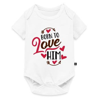 love - Baby Premium short-sleeve bodysuit - white - Front
