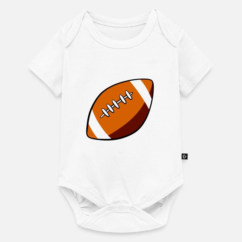 rugby - Body à manches courtes Premium Bébé - blanc